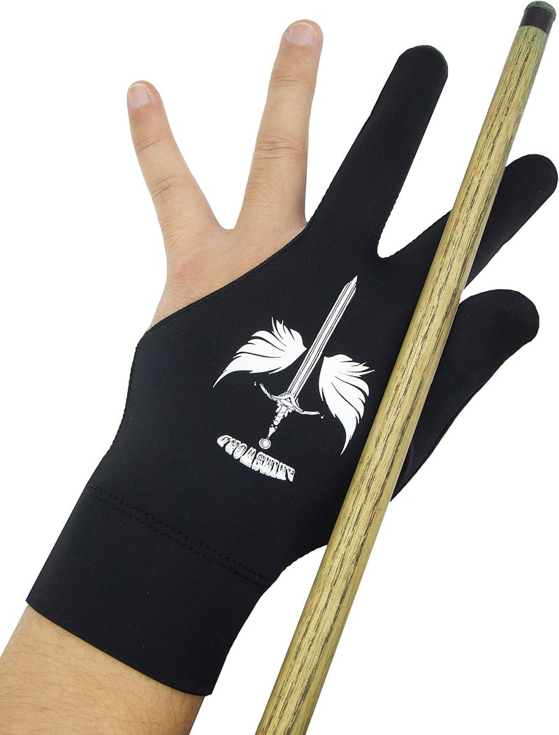 ANIMSWORD 2 Piece/Set Breathable and Comfortable Billiard Pool Gloves Fits on Left Hand for Snooker Cue Sport Glove. - Image 4